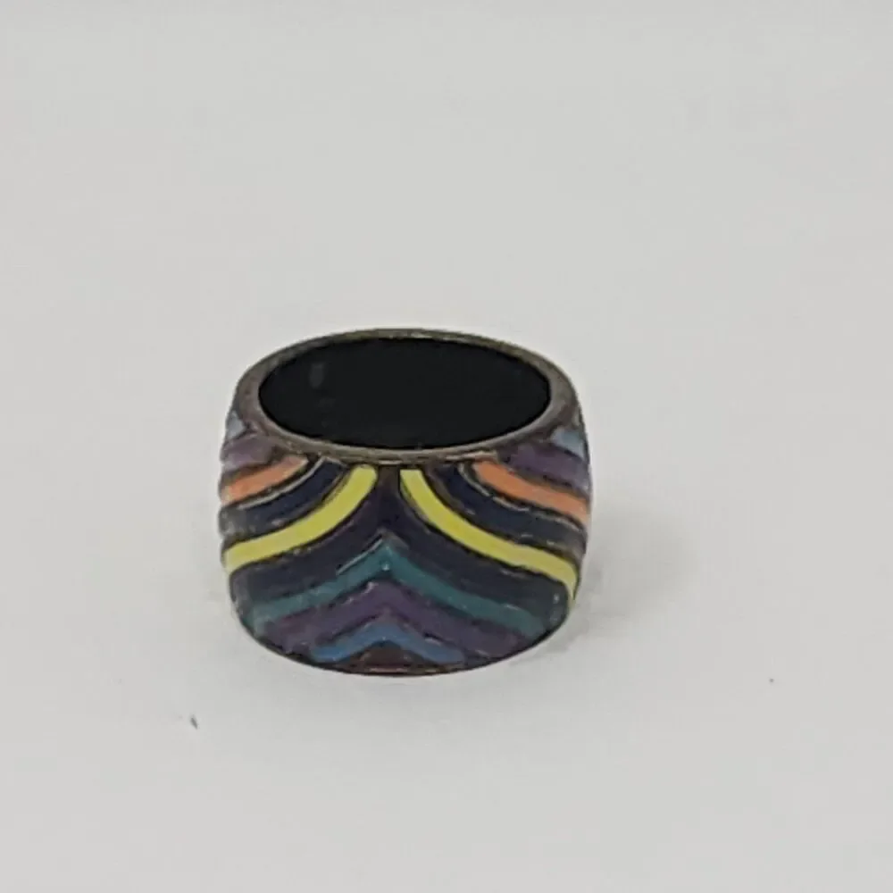 Source Unknown multicolor enamel